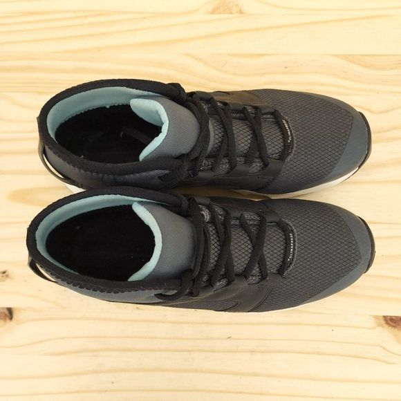 Adidas Terrex Voyager Women Outdoor Boots 7 Gray Hi Top Sneakers NO INSERTS - Picture 3 of 9